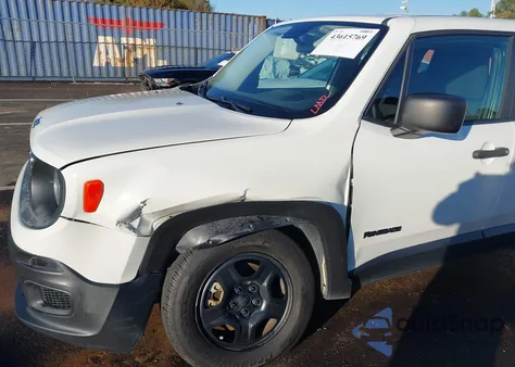 2017 Jeep Renegade Sport Fwd from USA, damaged, VIN ZACCJAAB5HPE67162